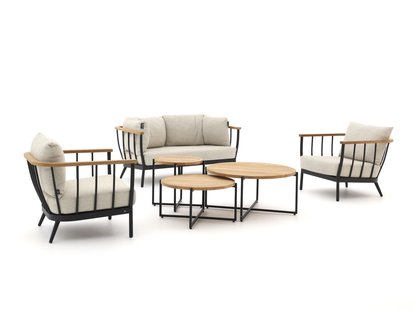 Apple Bee Condor stoel-bank loungeset 6-delig 5-zits - Laagste prijsgarantie!