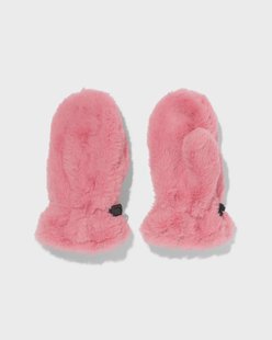 HEMA Kinderwanten nepbont roze (roze)