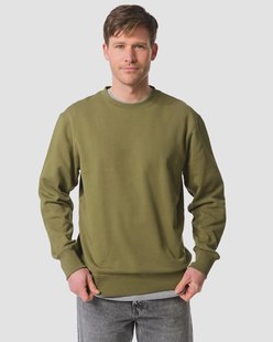 HEMA Herentrui Daryl sweatstof middengroen (middengroen)