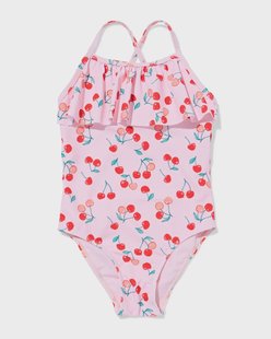 HEMA Kinderbadpak kersen roze (roze)