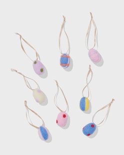 HEMA Paashangers vilt ei - 8 stuks