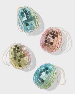 HEMA Paashangers 11x9x4cm disco ei - 4 stuks