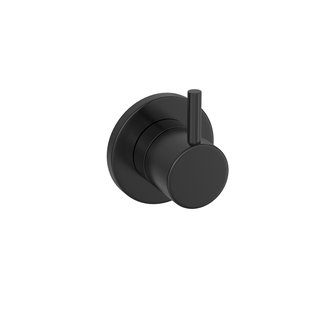 Afbouwdeel Inbouw Douchemengkraan Hotbath Cobber 1-hendel Geborsteld Zwart PVD