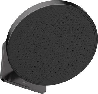 Hoofddouche Hotbath Cobber 1-F opbouw, 300mm Kantelbare Wandarm Geborsteld Gun Metal