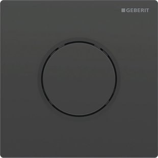Bedieningsplaat Geberit Type 10 Pneumatisch Round Zwart