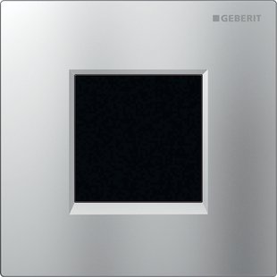 Bedieningsplaat Geberit Type 10 230V Sqaure Easy To Clean Mat Chroom