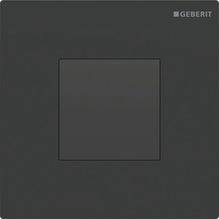 Bedieningsplaat Geberit Type 20 Met Batterijvoeding Sqaure Mat Zwart