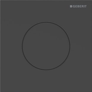Bedieningsplaat Geberit Type 40 Pneumatisch Round Mat Zwart