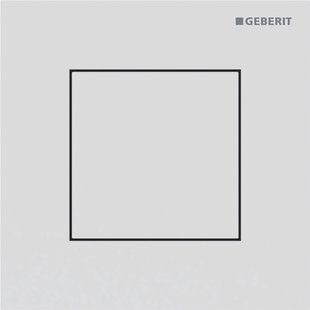 Bedieningsplaat Geberit Type 40 Pneumatisch Sqaure Mat Wit