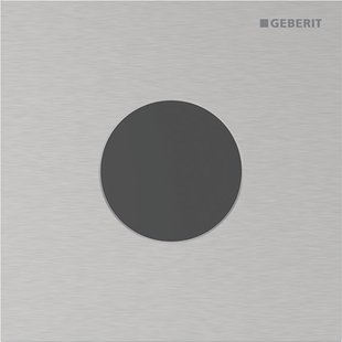 Bedieningsplaat Geberit Type 40 230V Round Easy To Clean Geborsteld RVS