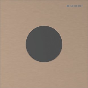 Bedieningsplaat Geberit Type 40 230V Round Easy To Clean Zwart Chroom