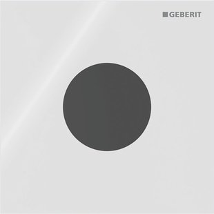 Bedieningsplaat Geberit Type 40 Met Batterijvoeding Round Wit