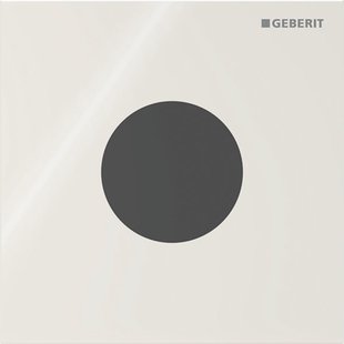 Bedieningsplaat Geberit Type 40 Met Batterijvoeding Round Zandgrijs