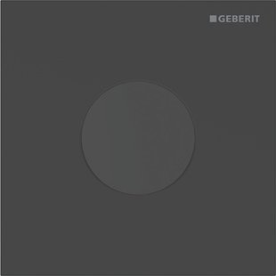 Bedieningsplaat Geberit Type 40 Met Batterijvoeding Round Easy To Clean Mat Zwart