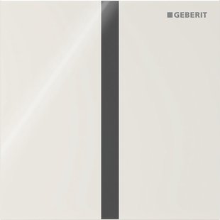 Bedieningsplaat Geberit Type 40 Met Batterijvoeding Sqaure Zandgrijs