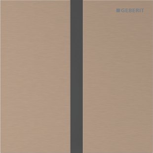 Bedieningsplaat Geberit Type 40 Met Batterijvoeding Sqaure Easy To Clean Geborsteld Goud
