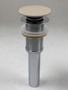 Clickwaste Ideavit Afvoerplug Aansluiting 5/4 Vlak Solid Surface Mat Crème