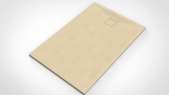 Douchebak BWS Naxos Stonelook SMC 120x90 Cm Mat Beige