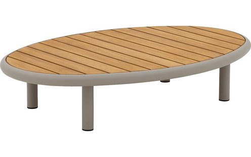 Goossens Salontafel Voor Buiten Catch Of The Day, Ovaal 125x85 cm