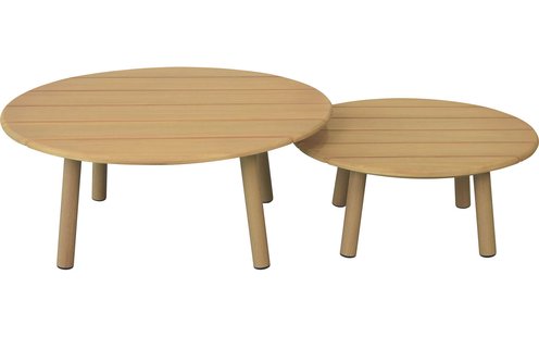 Goossens Salontafel Voor Buiten Bari, Salontafel 60 cm rond
