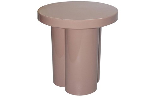 Goossens Bijzettafel Nia, metaal roze,, 43 x 45 x 43 cm