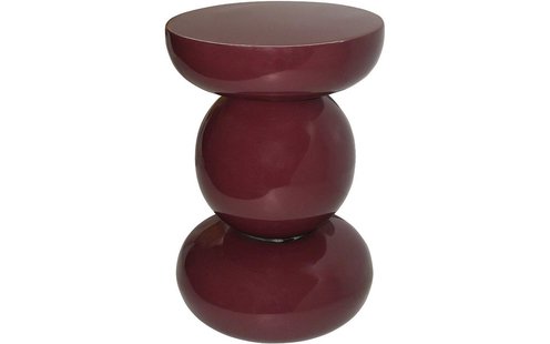 Goossens Kleinmeubel Maroon, metaal bruin,, 33 x 50 x 33 cm