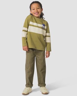 HEMA Kinderbroek regular fit olijf (olijf)