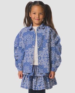 HEMA Kinderblouse middenblauw (middenblauw)