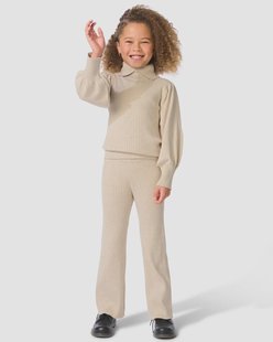HEMA Kinderlegging flared rib ecru (ecru)