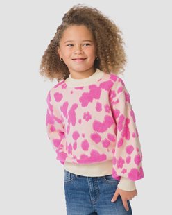 HEMA Kindertrui gevlekt ecru (ecru)