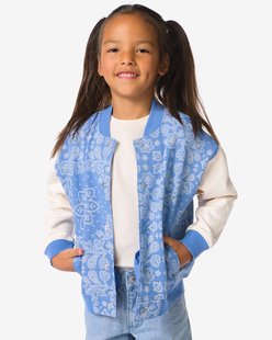 HEMA Kinder baseballvest paisley blauw (blauw)