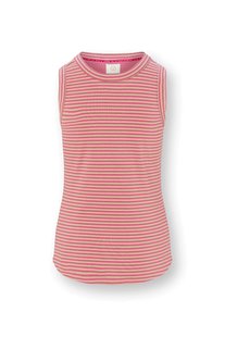 Pip Studio Trinity Top Mouwloos Little Sumo Stripe Roze XL