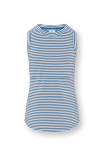 Pip Studio Trinity Top Mouwloos Little Sumo Stripe Blauw L