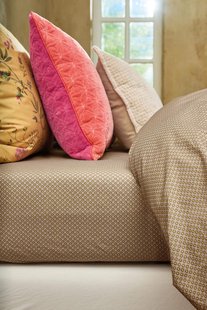 Pip Studio Hoeslaken Twinkle Star Geel/Khaki 90x200cm