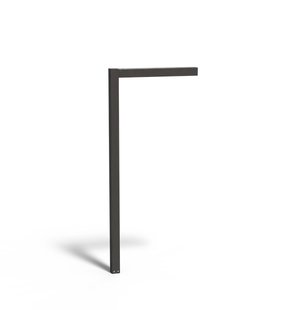 Gecoat stalen pergola L vorm 110x10cm