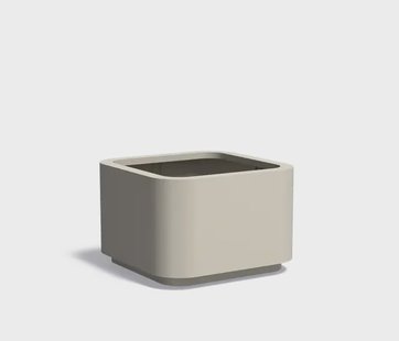 Aluminium plantenbak ROHIN 120x120x80cm.