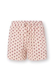 Pip Studio Bob Korte Broek Jaipur Flower Wit/Roze L