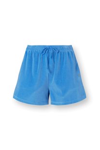 Pip Studio Bisou Korte Broek Velvet Blauw XXL