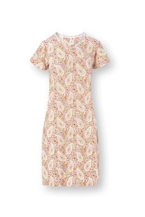 Pip Studio Djoy Nachthemd Korte Mouw Kairi Bloom Rood XXL