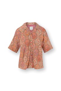 Pip Studio Flora Top Korte Mouw Ornamento Oranje S
