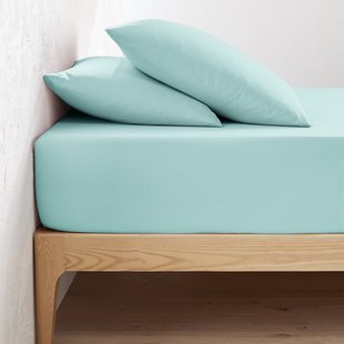 Effen hoeslaken in bio katoen, omslag 30 cm, Scenario