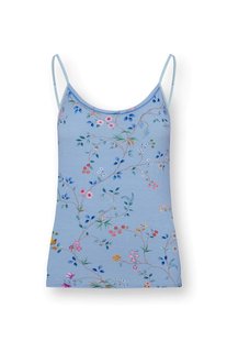 Pip Studio Selina Top Mouwloos Delhi Dreams Blauw M