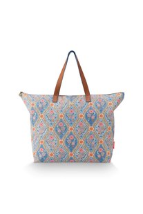 Pip Studio Tote Bag Tilda Groot Ornamento Blauw