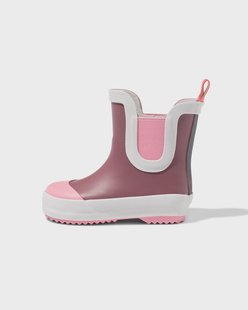 HEMA Babyregenlaars waterdicht kleurblokken roze (roze)