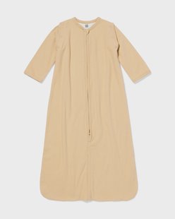 HEMA Babyslaapzak met afneembare mouwen katoen rib tog 1.0 zand (zand)