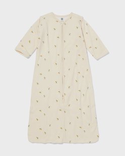 HEMA Babyslaapzak met afneembare mouwen katoen 1.0 tog libelle gebroken wit (gebroken wit)