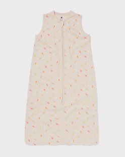 HEMA Babyslaapzak met afneembare mouwen katoen 1.0 tog ijsjes gebroken wit (gebroken wit)