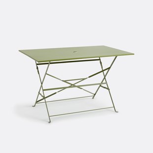 Rechthoekige plooibare tafel, metaal, Ozevan