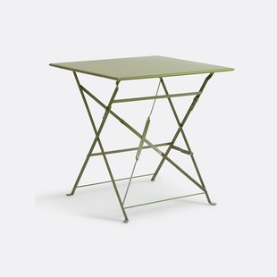 Vierkante plooibare tafel in metaal, Ozevan