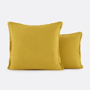 Kussensloop in gewassen linnen, Linot